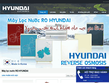 Tablet Screenshot of hyundaielectronics.vn